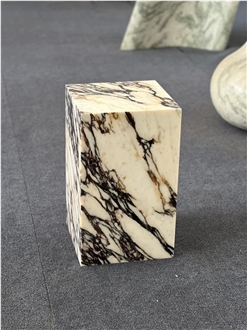 Calacatta Viola Marble Side Table