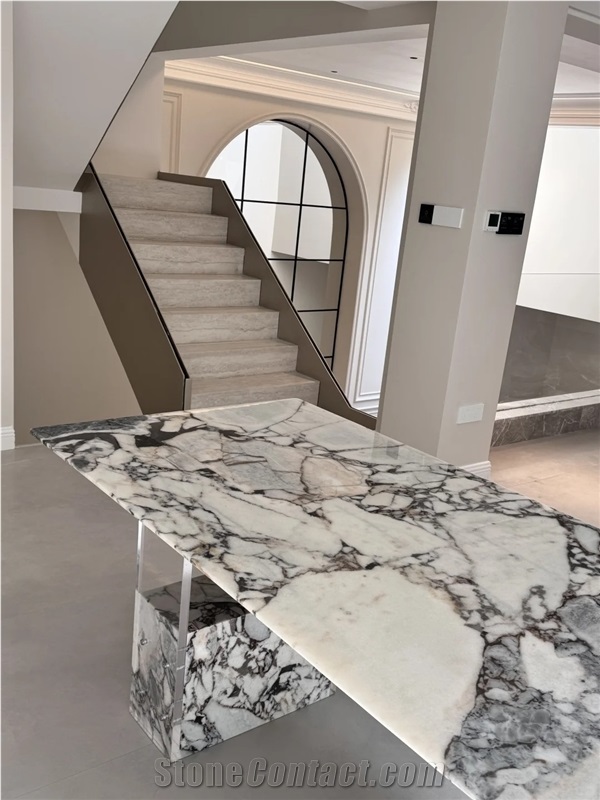 Elephant White Marble Dining Table