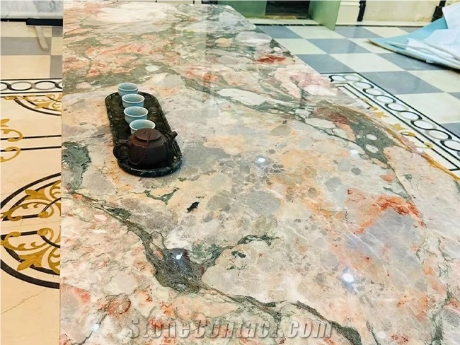 Four Seasons Pink Marble Tiles