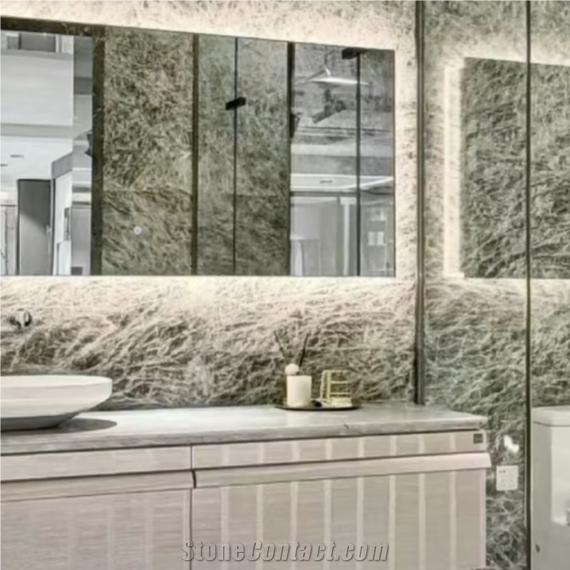 Hang Grey Marble Slabs