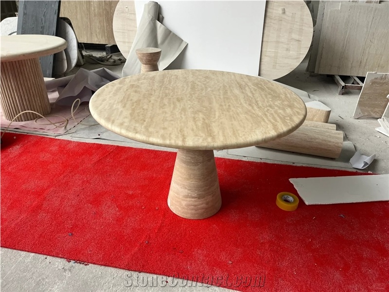 HRST STONE OEM ODM Travertine Coffee Table For Wholesale