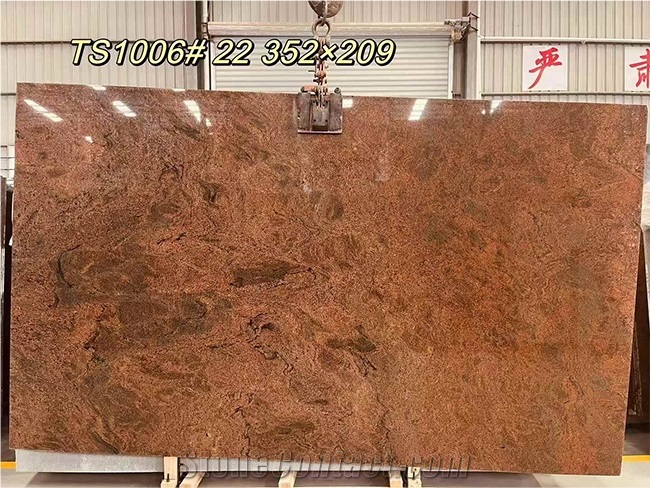 Multicolor Red Granite Stone Slabs
