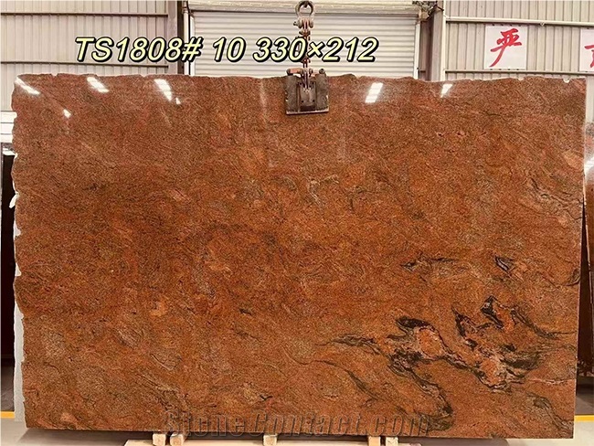 Multicolor Red Granite Stone Slabs