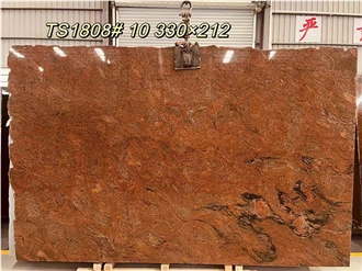 Multicolor Red Granite Stone Slabs