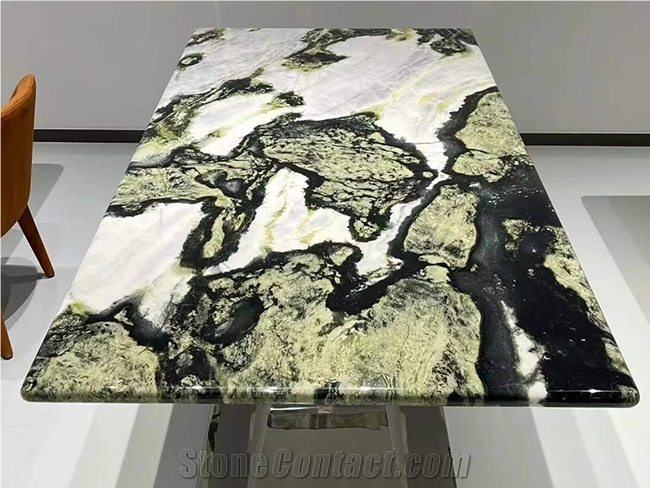 Panda Green Marble Northland Cedar Marble Slabs