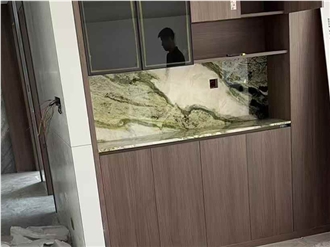 Panda Green Marble Northland Cedar Marble Slabs