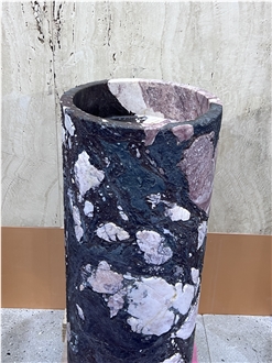 Pedestal Sink In Marbre Les Quatre Saisons