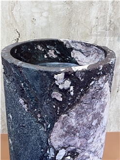Pedestal Sink In Marbre Les Quatre Saisons