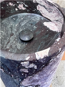 Pedestal Sink In Marbre Les Quatre Saisons