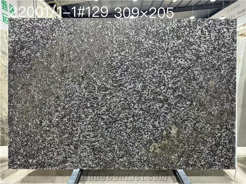 Ruby Meteorite Granite Slabs