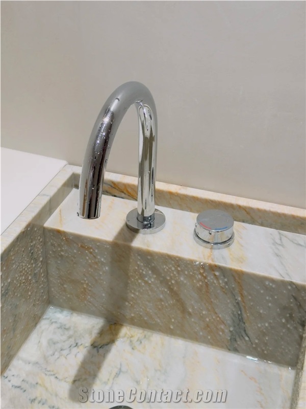 Wash Sink In Fusion Gold Quartzite