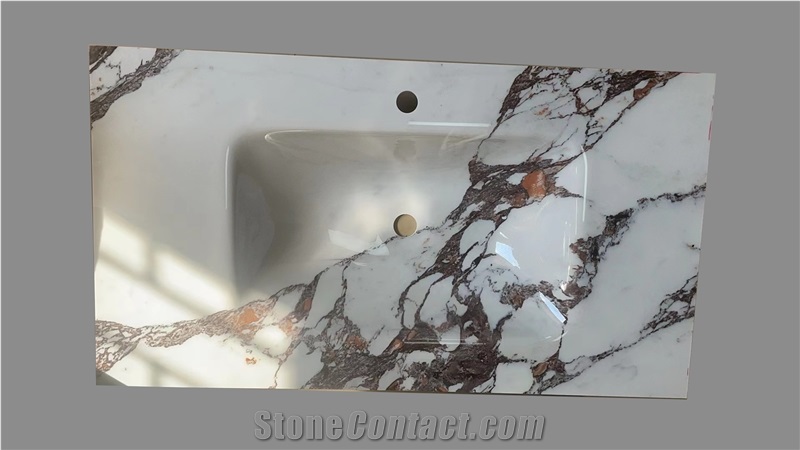 Integrated Artificial Stone Basins For Bathroom