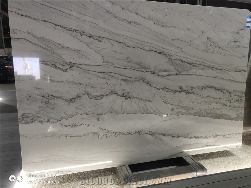 Infinity White Quartzite Slabs
