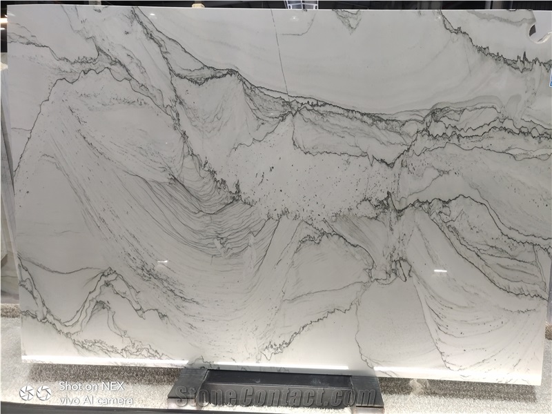 Infinity White Quartzite Slabs
