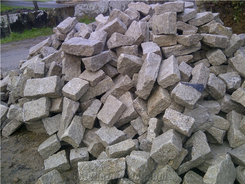 Granito Silvestre Moreno Yellow Granite Natural Split Wall Masonry Stone 10/15 Cm