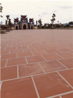 300X300 Mm Burgundy Terracotta Tiles