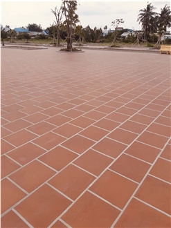 300X300 Mm Burgundy Terracotta Tiles