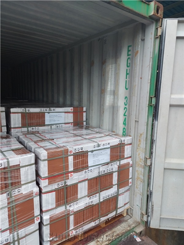 300X300 Mm Burgundy Terracotta Tiles
