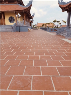 300X300 Mm Burgundy Terracotta Tiles