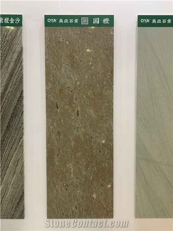 National Orange Limestone Slabs And Tiles