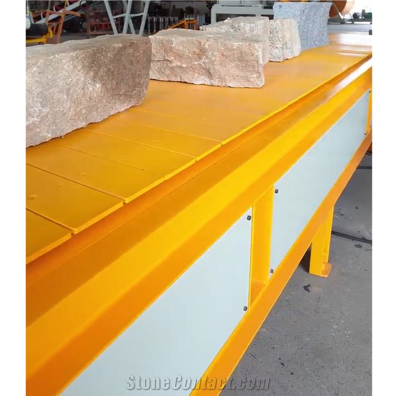Automatic Roller Conveyor Belt For Stone Splitting