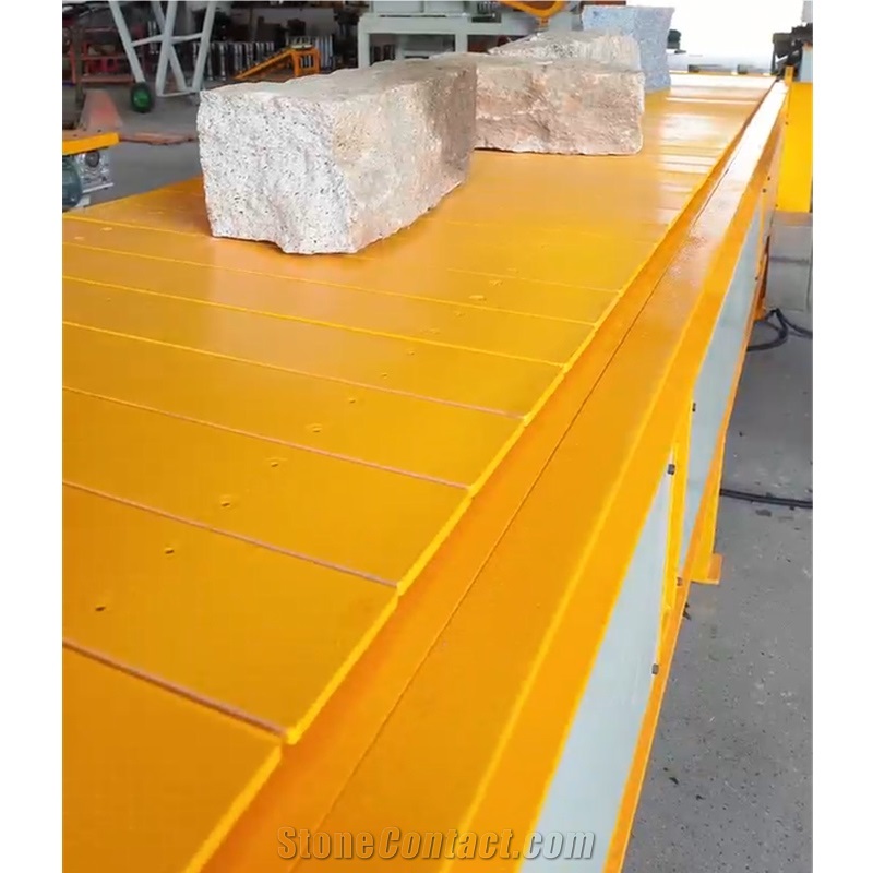 Automatic Roller Conveyor Belt For Stone Splitting