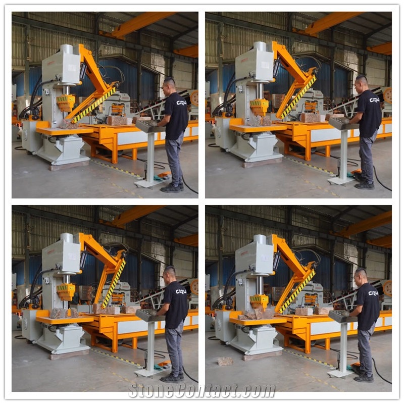Hydraulic Natural Stone Splitting Machine With Robot Arm