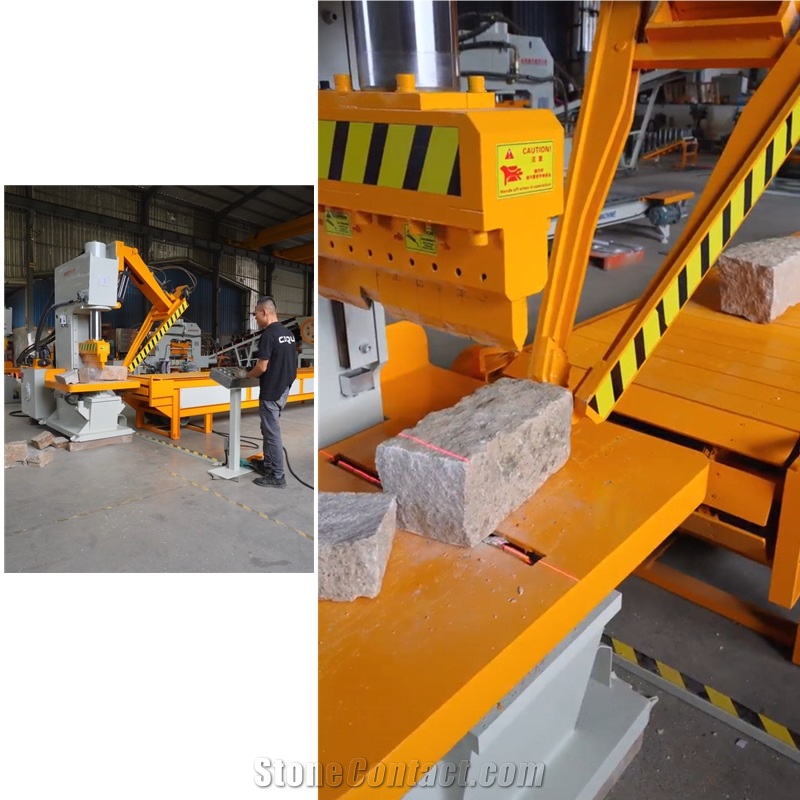 Hydraulic Natural Stone Splitting Machine With Robot Arm