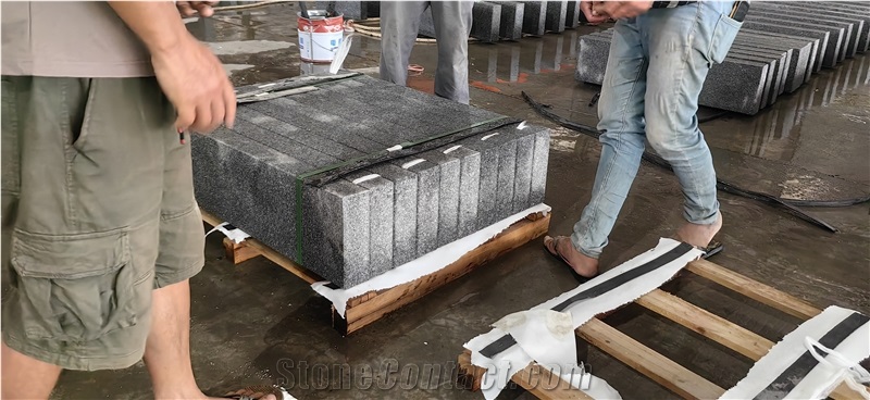 Asia Grey New G654 Granite Kerbs