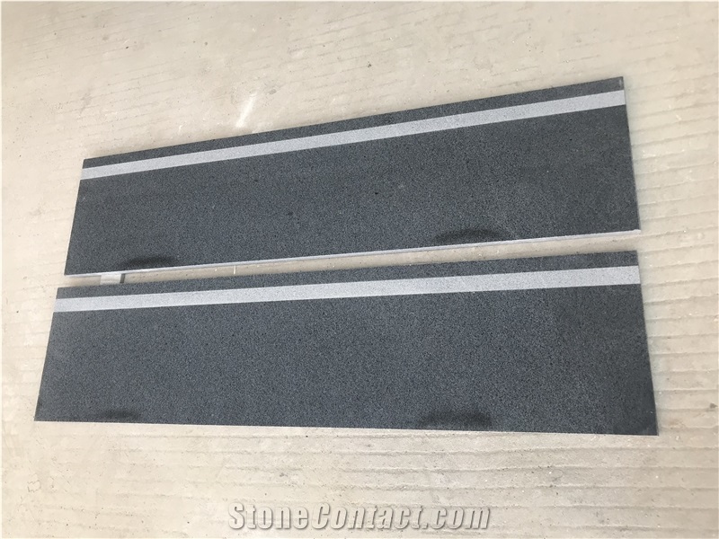 Changtai G654 Dark Grey Granite Steps Slabs