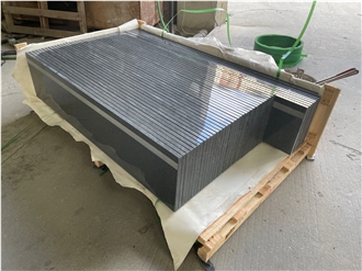 Changtai G654 Dark Grey Granite Steps Slabs