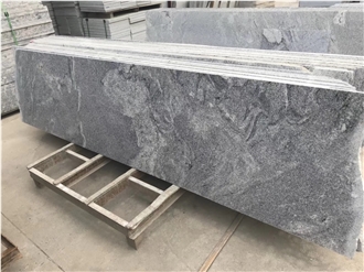 China Viscont White / Landscape Grey Granite Slabs
