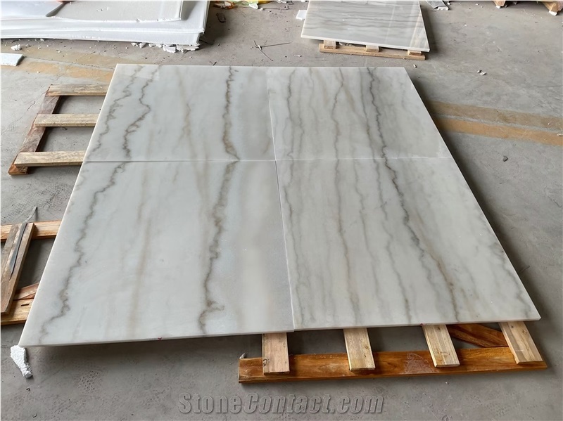 Guangxi White Marble Cut-To-Size Pattern