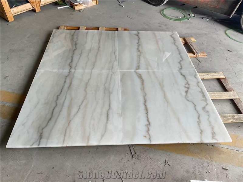 Guangxi White Marble Cut-To-Size Pattern
