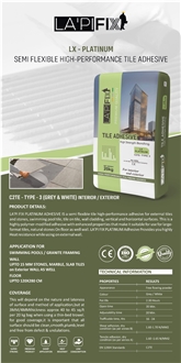 LX Platinum, Type 3 C2TE Adhesive Mortar