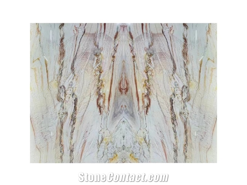 Beatiful Cristallo Champagne Quartzite Slabs