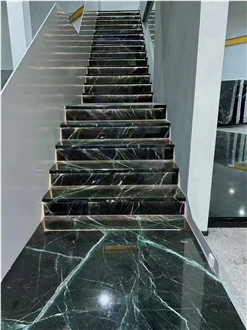 Cheap Green Verde Alpi Marble Prada Green Slabs  Tiles