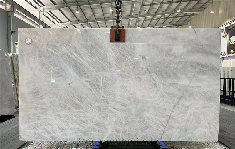 Good Price White Taj Mahal  Crystal Quartzite Slabs