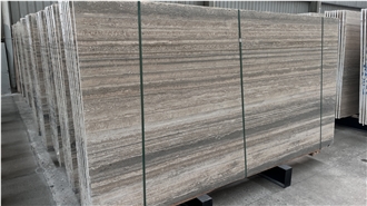New Travertino Silver Mic Slabs Collection Wall Tiles
