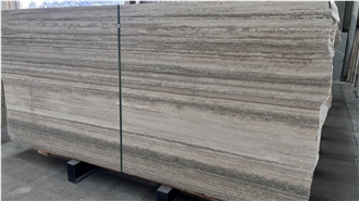 New Travertino Silver Mic Slabs Collection Wall Tiles