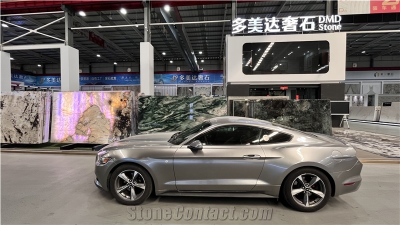 New Travertino Silver Mic Slabs Collection Wall Tiles
