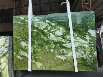 New Verde Ming Marble Slabs Collection