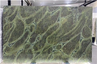 Vitoria Regia Quartzite  Amazon Green Slabs And Tilles