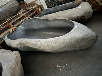 Free Standing River Stone Bathtub Natural Wholesaler