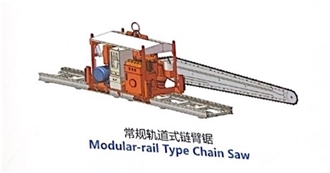 Modular-Rail Type Bank Chain Saw Machine Modular-Rail Type Bank Chain Saw Machine