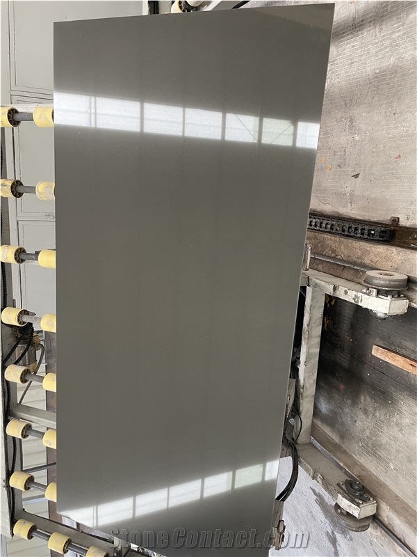 Pure Grey Quartz Stone Slabs  Artificial Stone Slabs