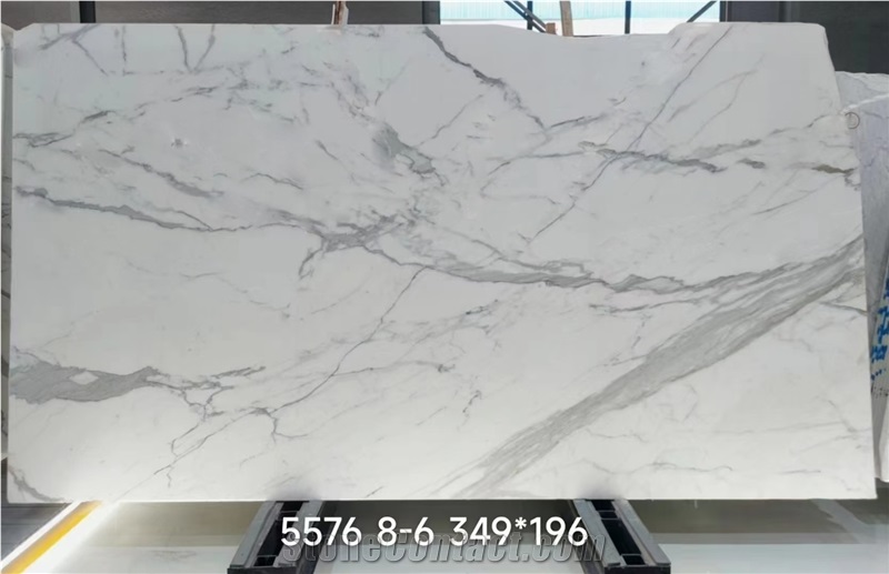 Bianco Calacatta Marble Slabs