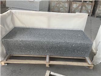 China Barre Grey Granite Stairs For Commercial And Residential