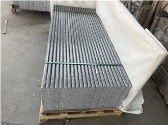 China Barre Grey Granite Stairs For Commercial And Residential