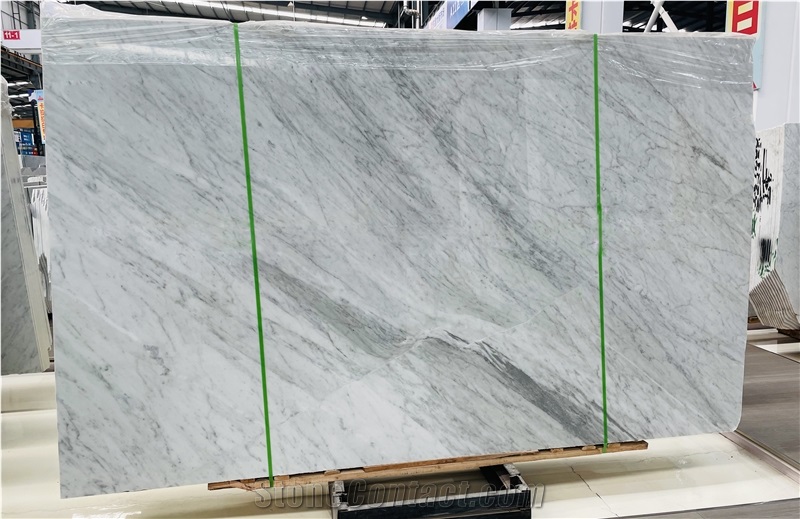 Italian  Carrara White Marble Slabs